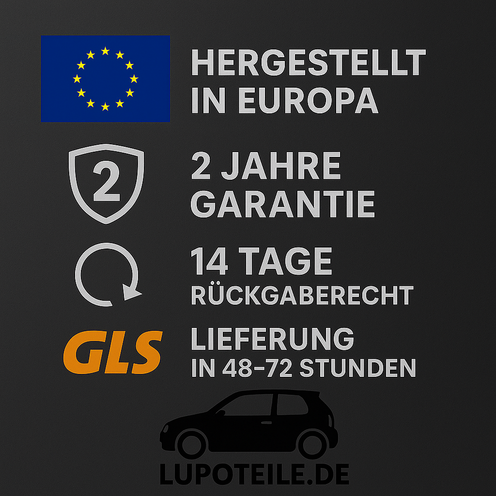 🇩🇪 Komplettset – Türgriffe innen & außen – VW Lupo (1998–2005)